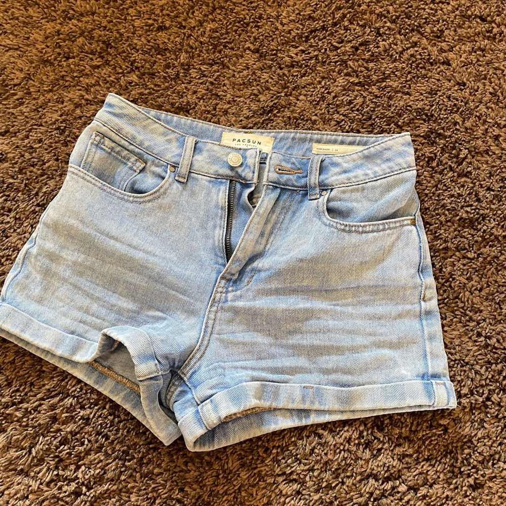 Denim shorts